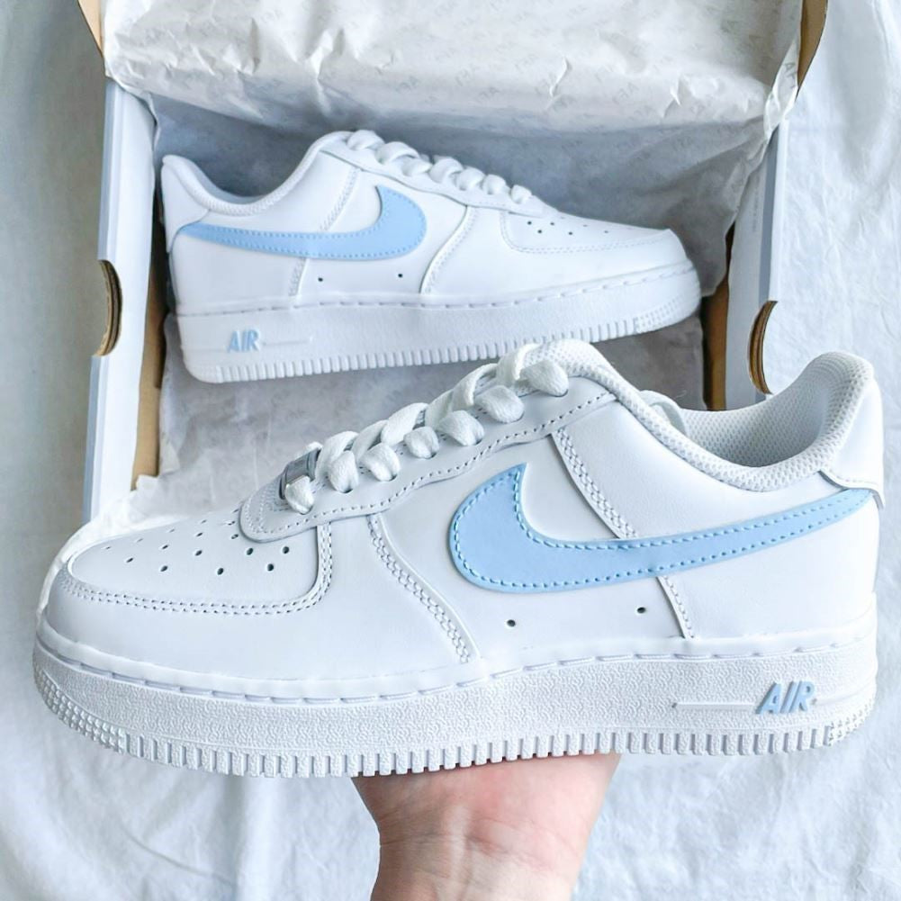 Baby Blue Custom Sneakers Air Force 1