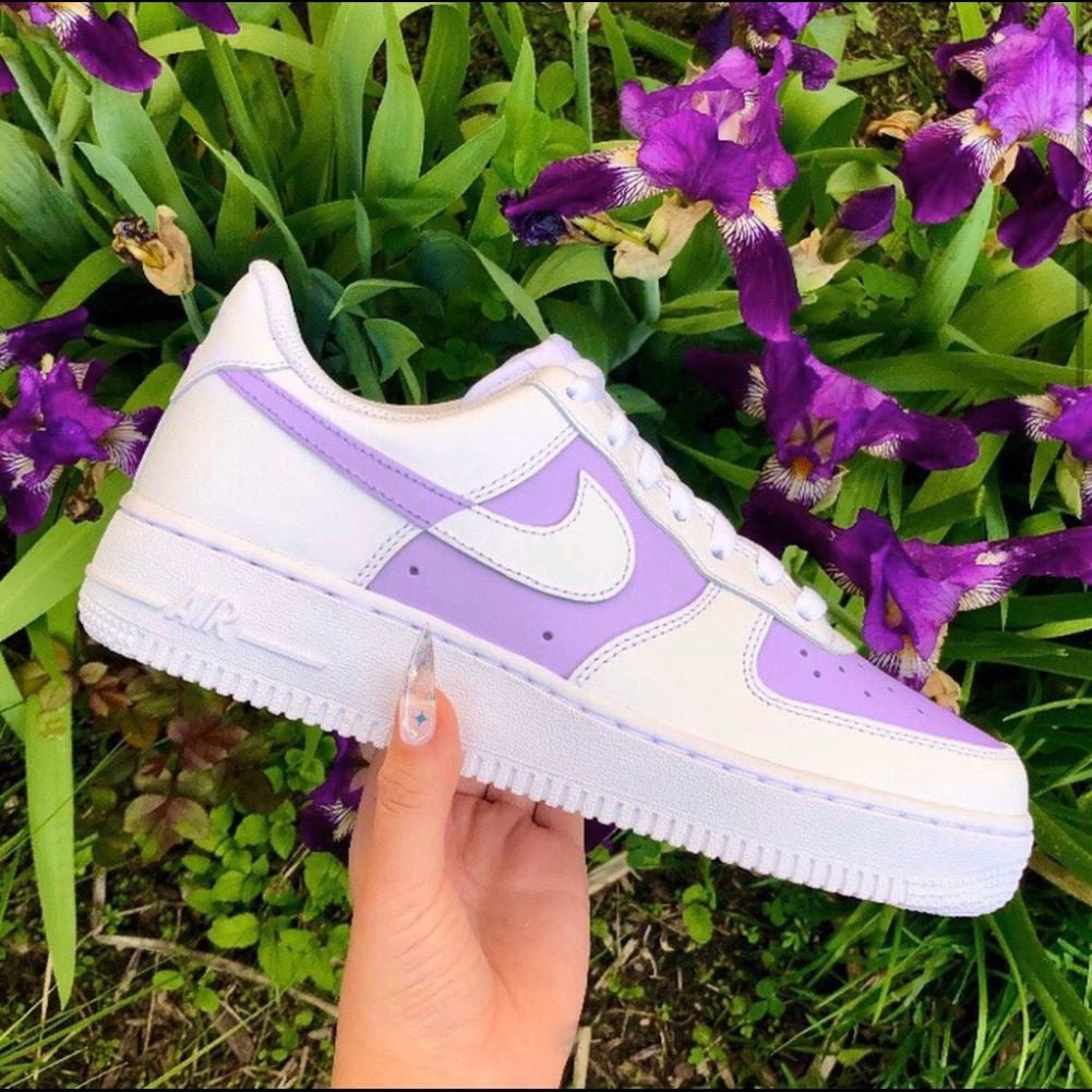 Purple Stitching Custom Sneakers Air Force 1