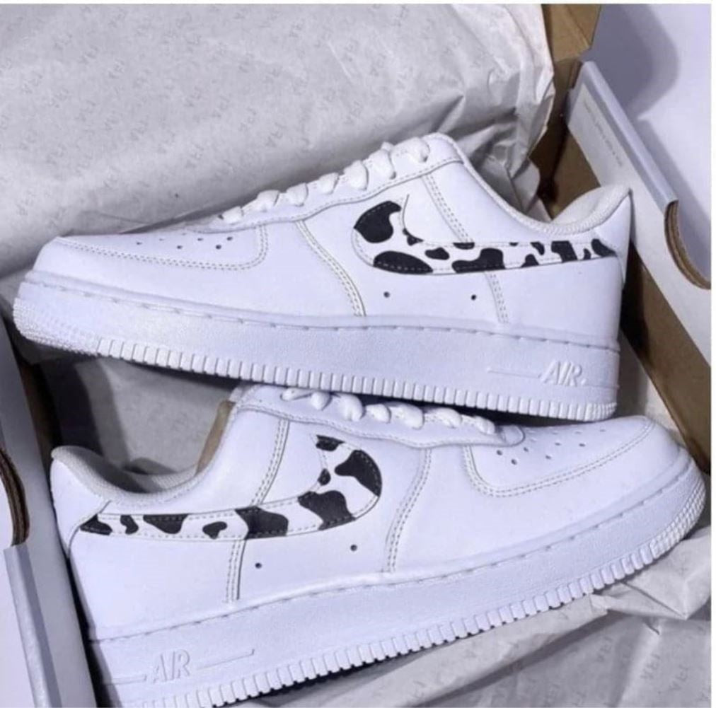 Cow Custom Sneakers Air Force 1