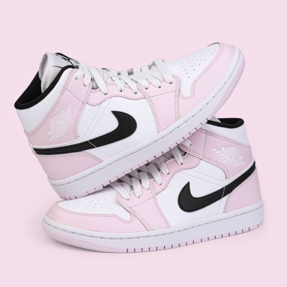 Soft Pink Sneakers Custom Air Jordan 1