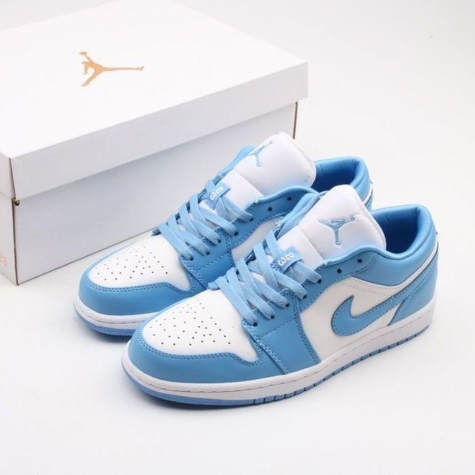 Blue Sky Sneakers Custom Air Jordan 1 Low