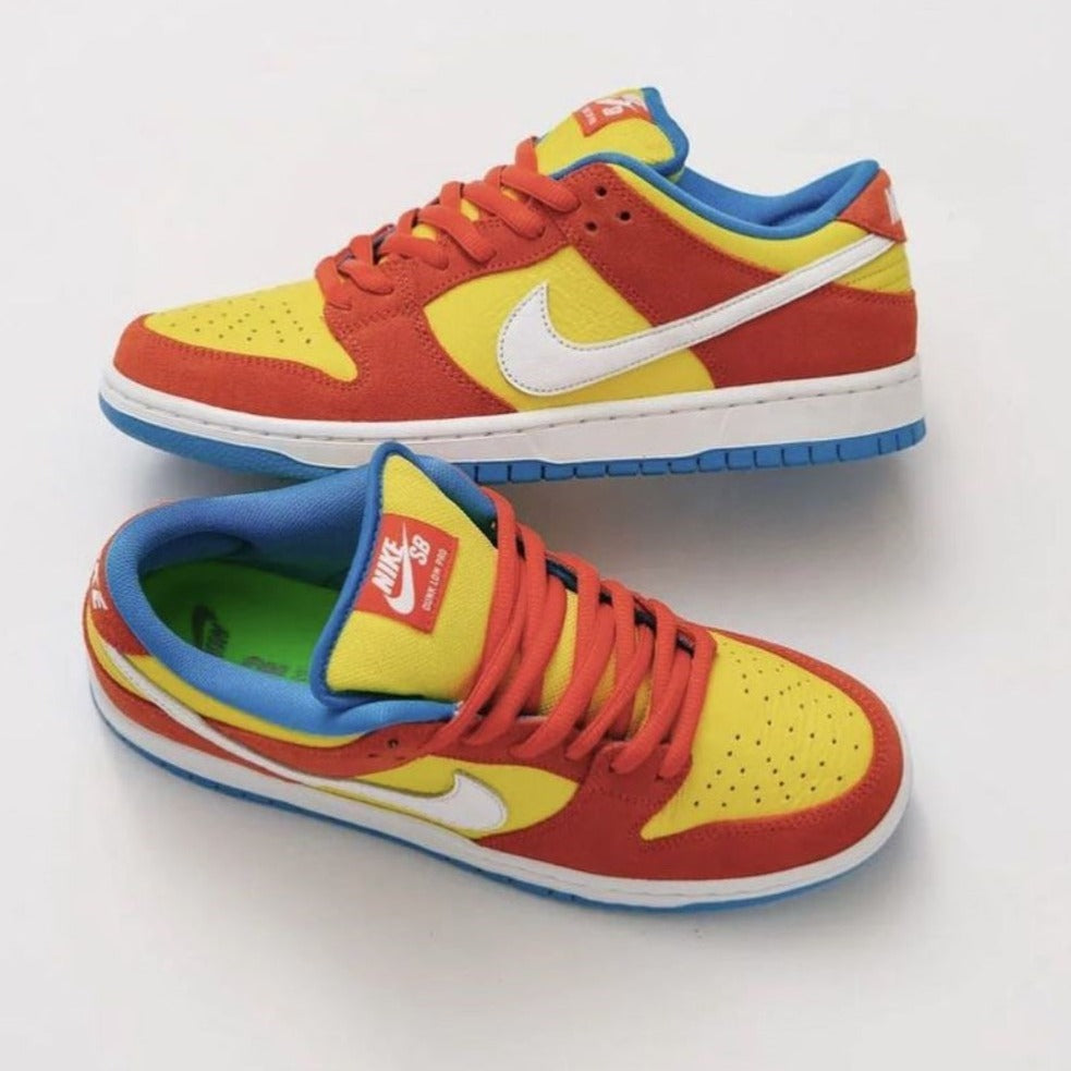 Velvet Red Yellow Custom Sneakers Dunk