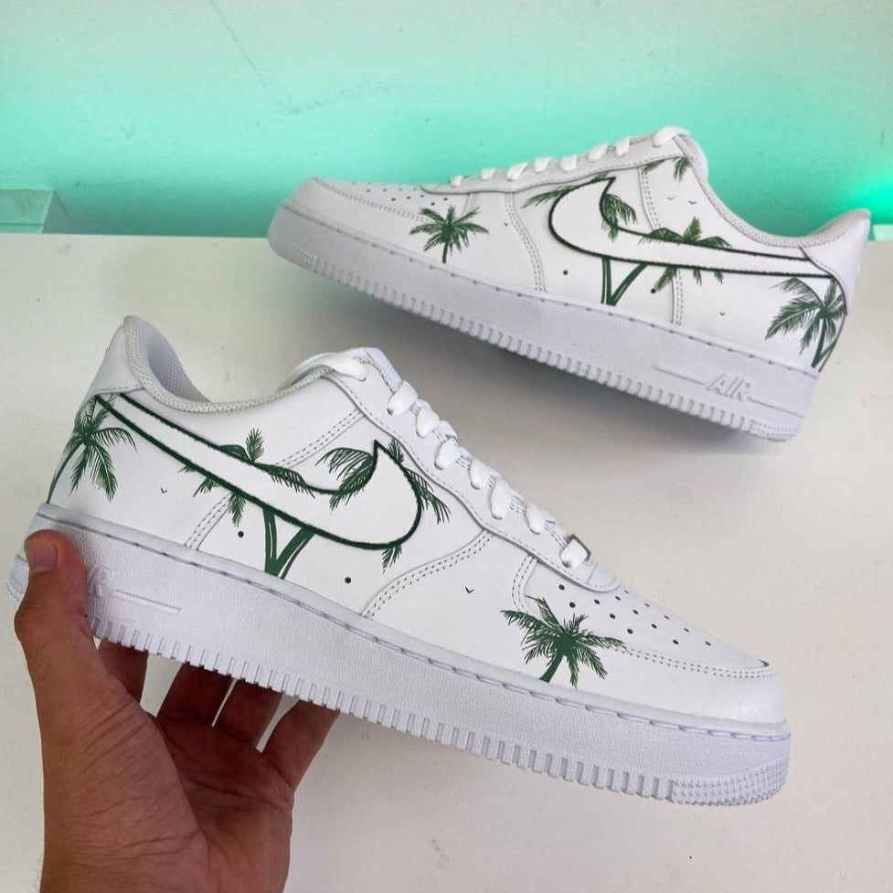 Palm Tree Custom Sneakers Air Force 1