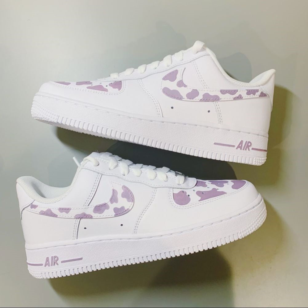 Purple Cow Custom Sneakers Air Force 1