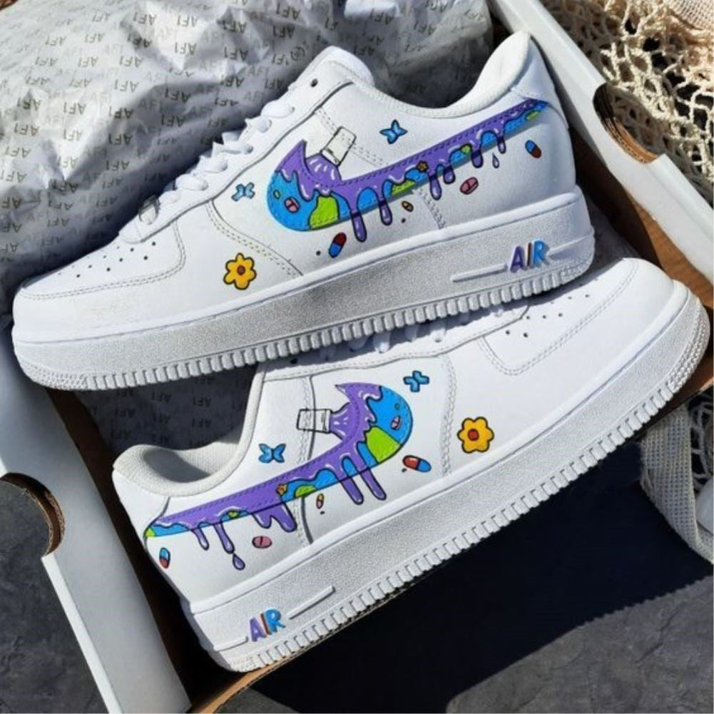 Juice World Custom Sneakers Air Force 1