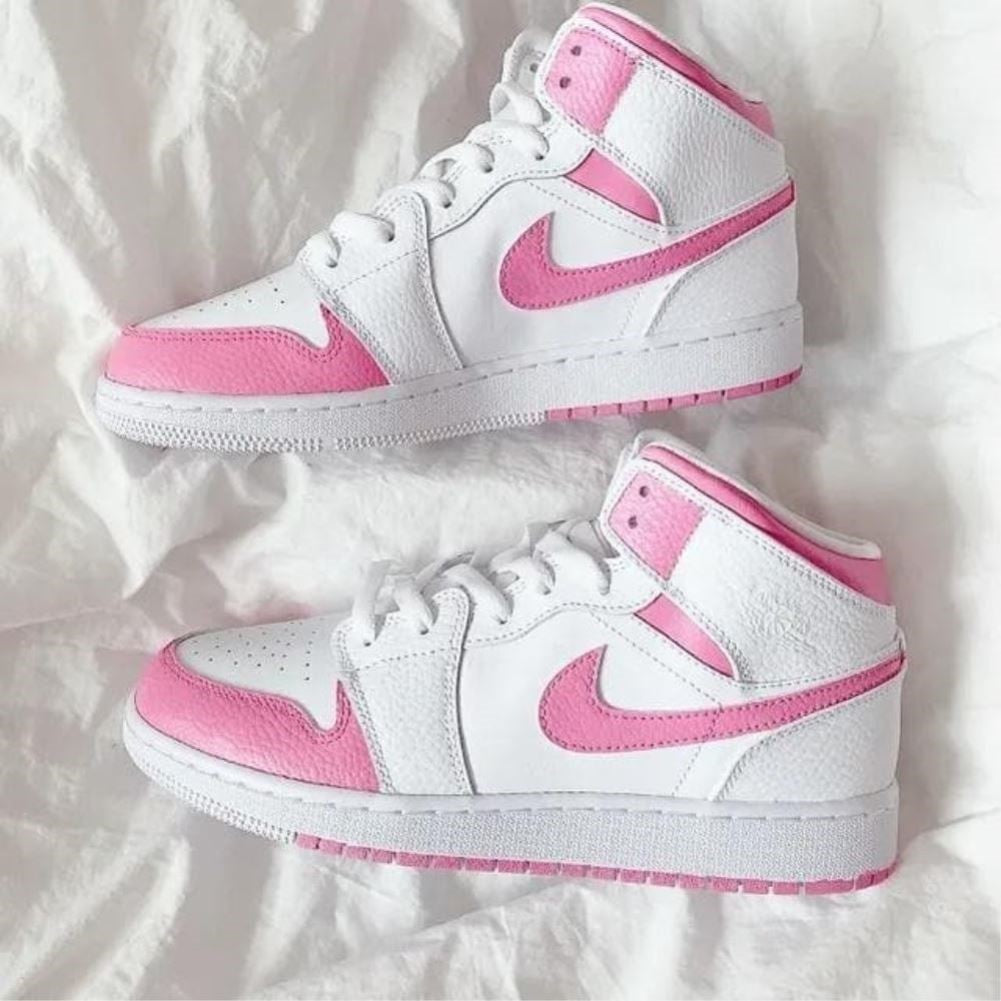 Pearl Pink Custom Sneakers Air Jordan 1