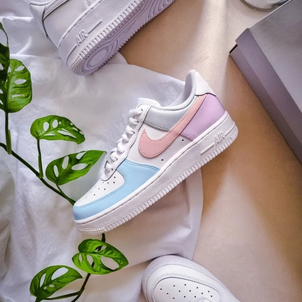 Soft Colors Custom Sneakers Air Force 1