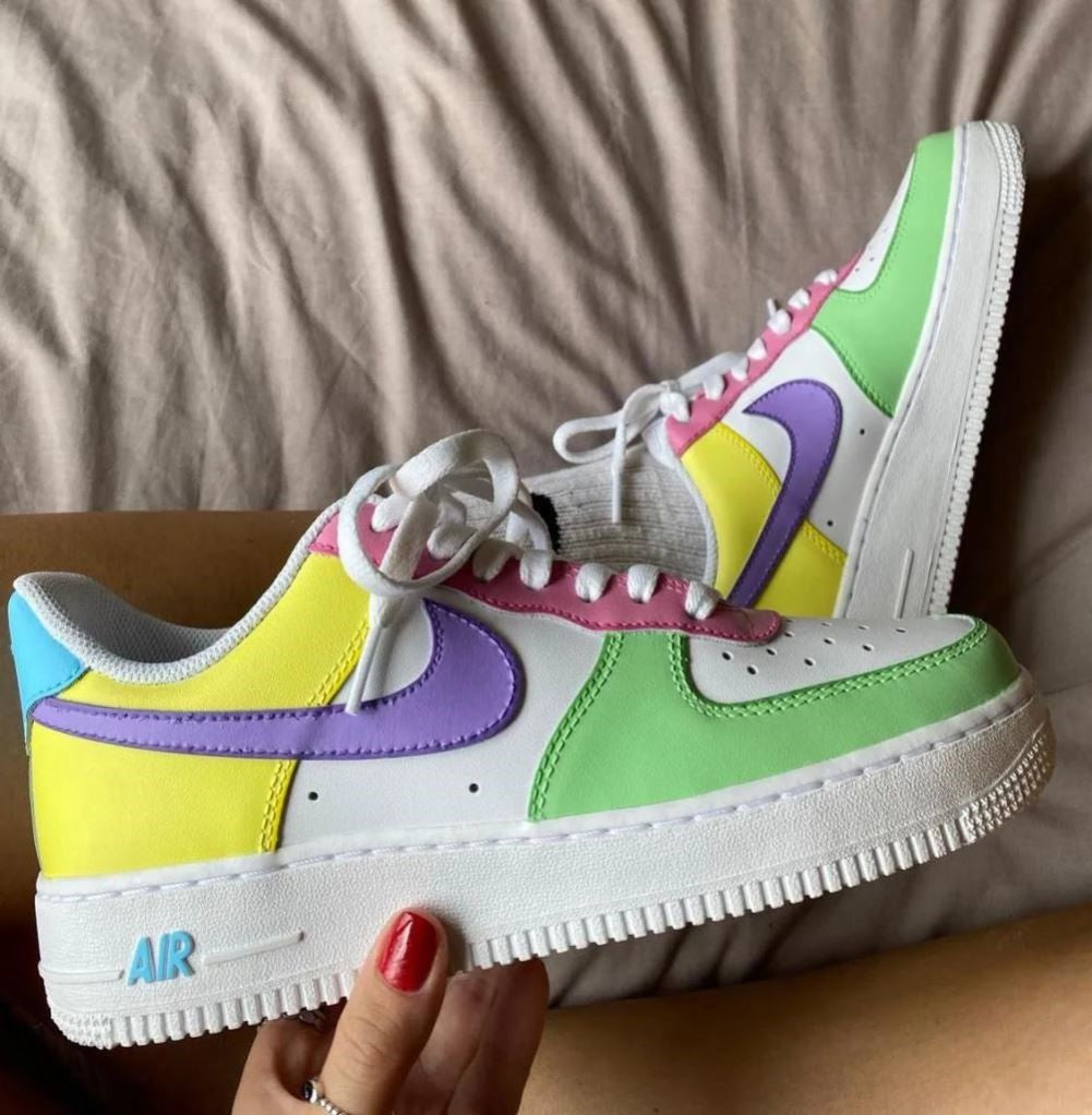 Macaron Block Custom Sneakers Air Force 1