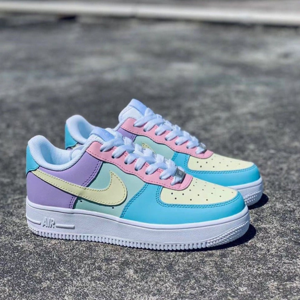 Macaron Block Custom Sneakers Air Force 1