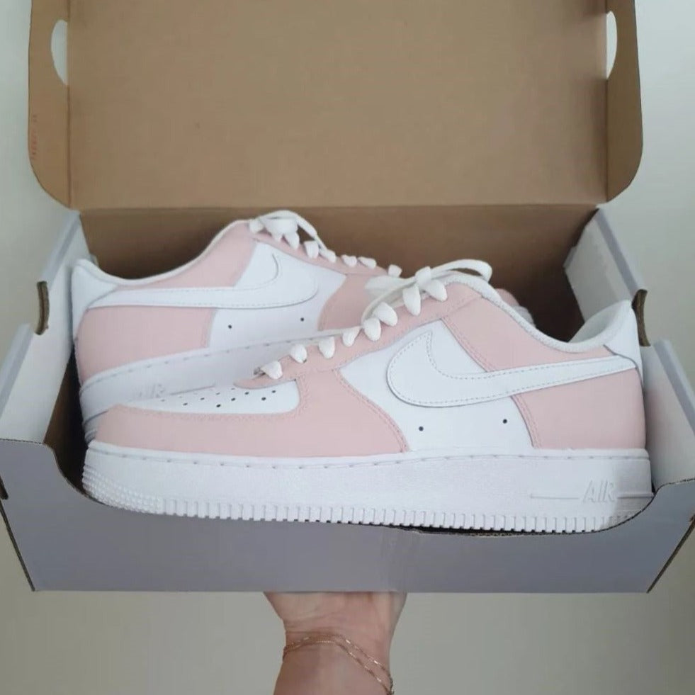 Pearl Pink Custom Sneakers Air Force 1