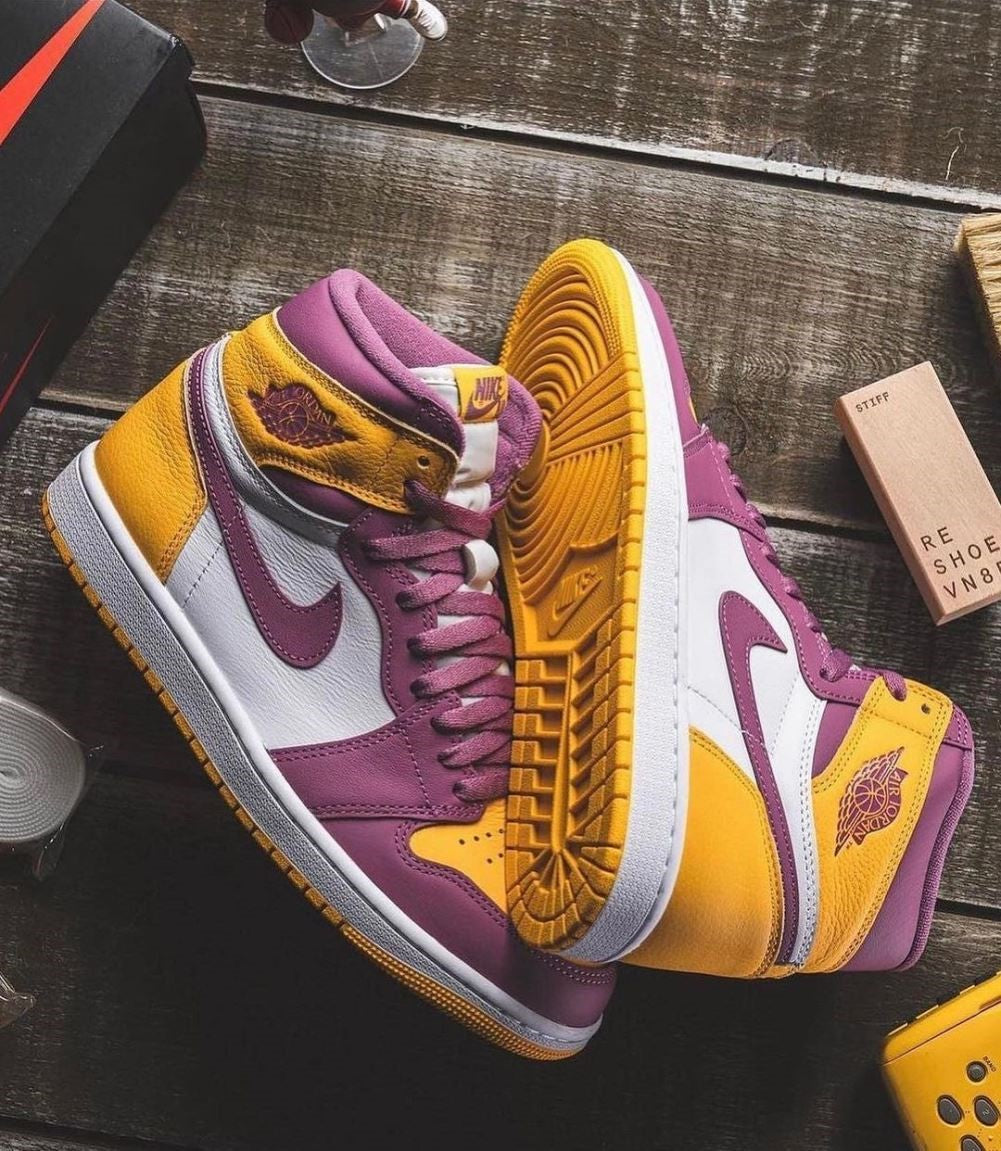 Purple Brotherhood Sneakers Custom Air Jordan 1