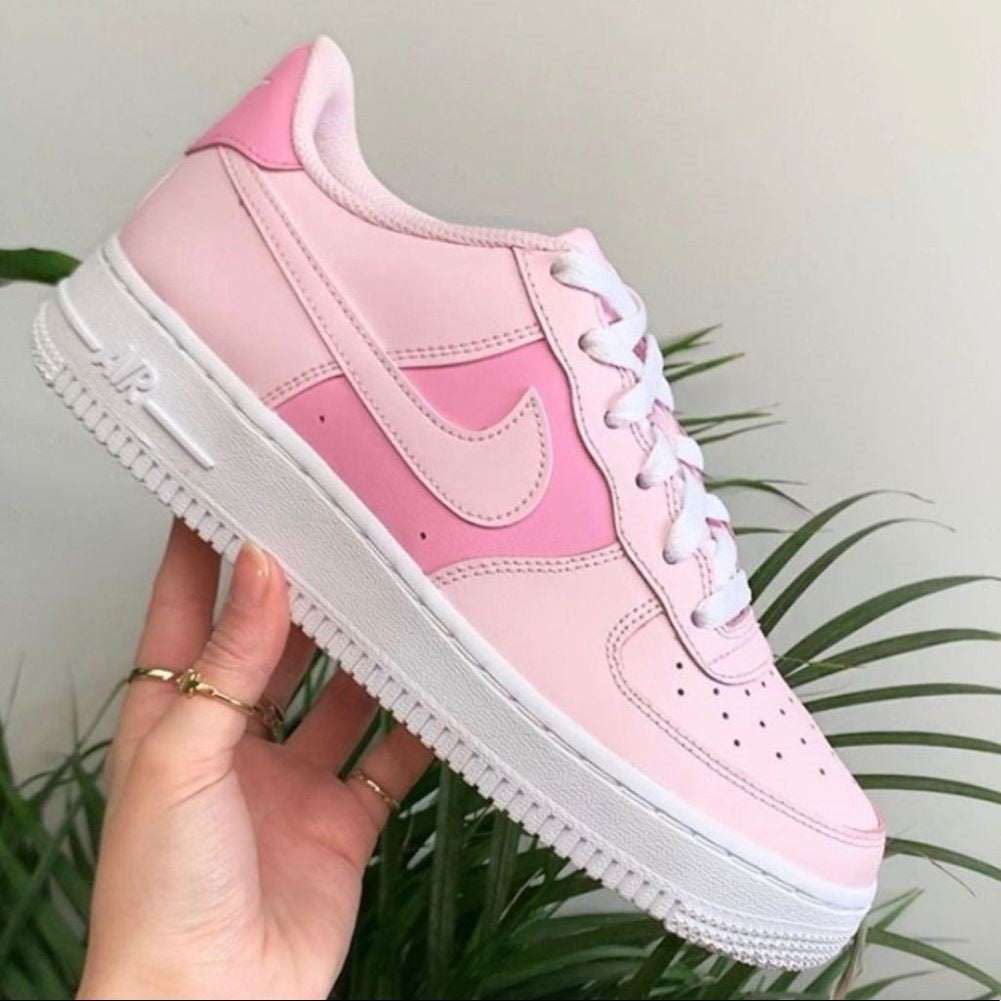 Pearl Pink Custom Sneakers Air Force 1