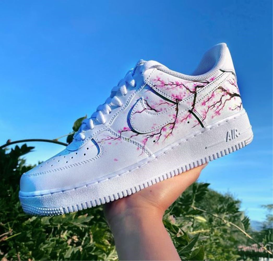 Cherry Blossom Custom Sneakers Air Force 1