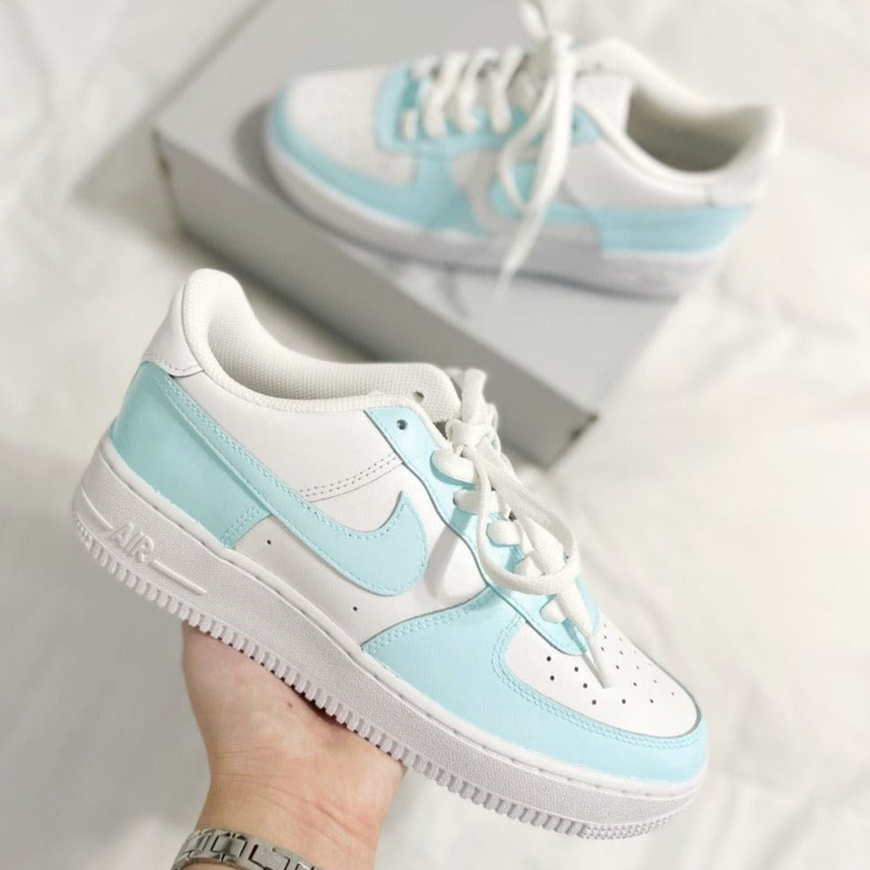 Soft Blue Custom Sneakers Air Force 1