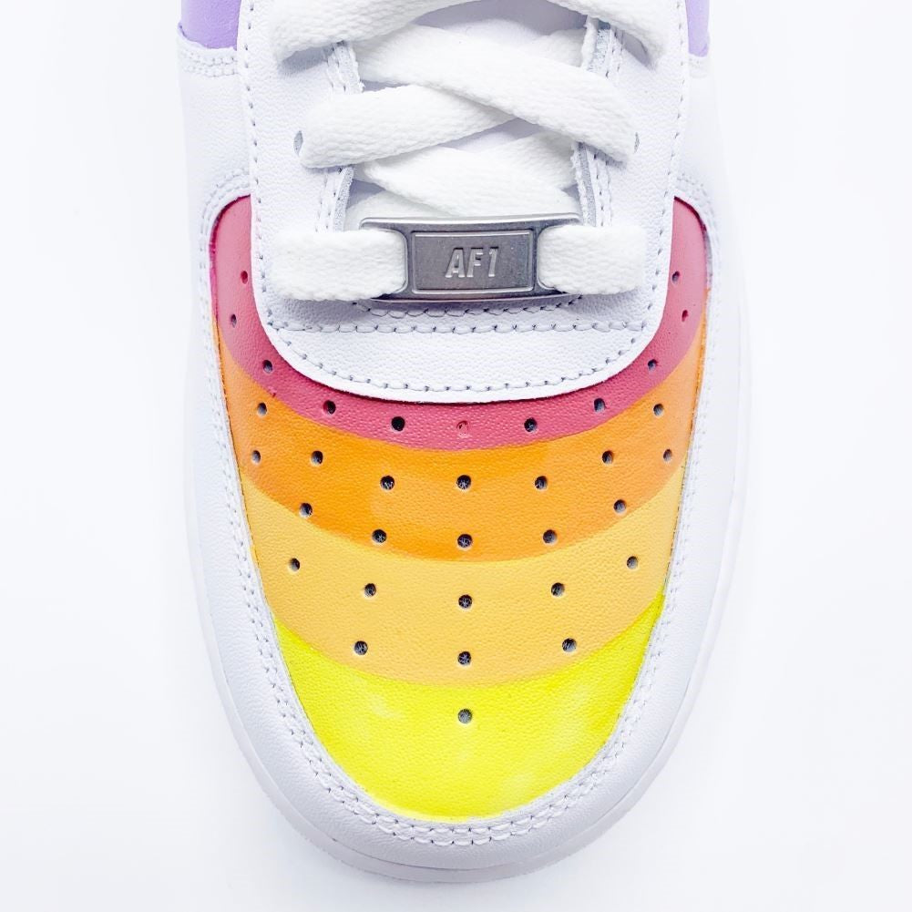 Rainbow Smooth Custom Sneakers Air Force 1