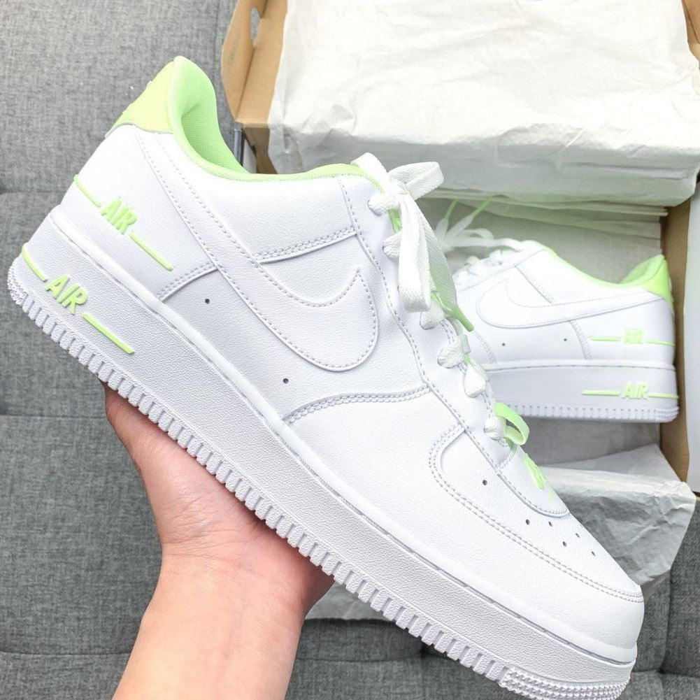 Neon Green Custom Sneakers Air Force 1