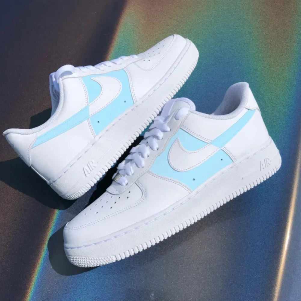 Baby Blue Custom Sneakers Air Force 1