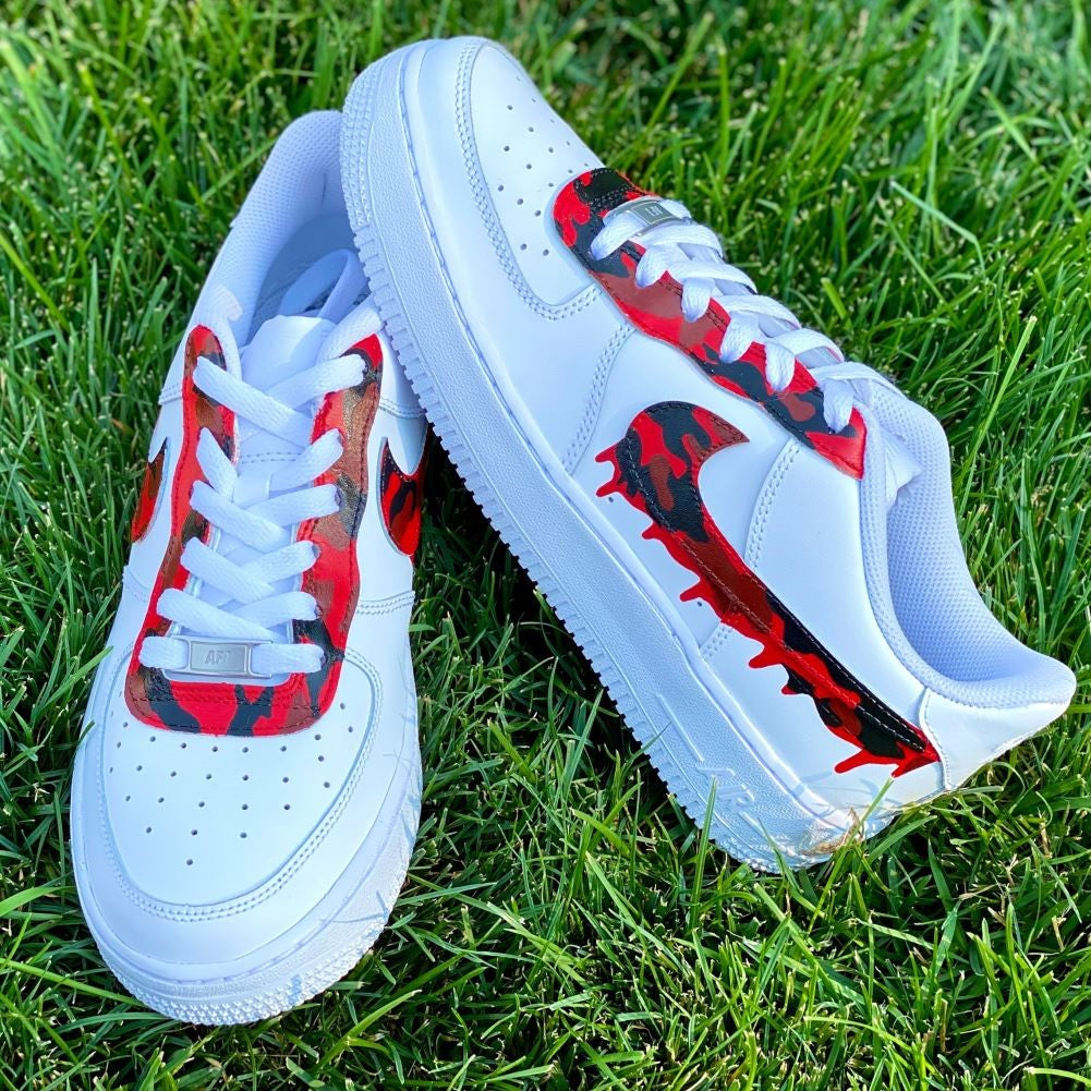 Dark Cartoon Dripping Custom Sneakers Air Force 1