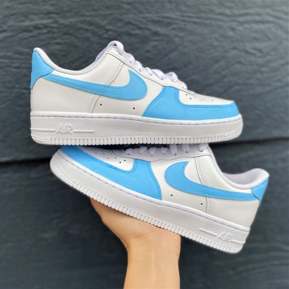 Blue Custom Sneakers Air Force 1