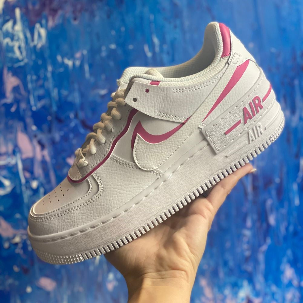 Pink Shadow Custom Sneakers Air Force 1