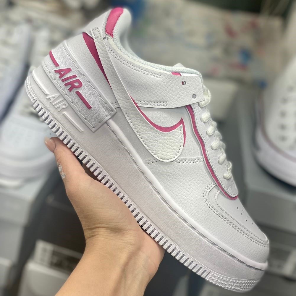 Pink Shadow Custom Sneakers Air Force 1