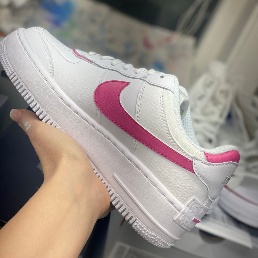 Pink Shadow Custom Sneakers Air Force 1