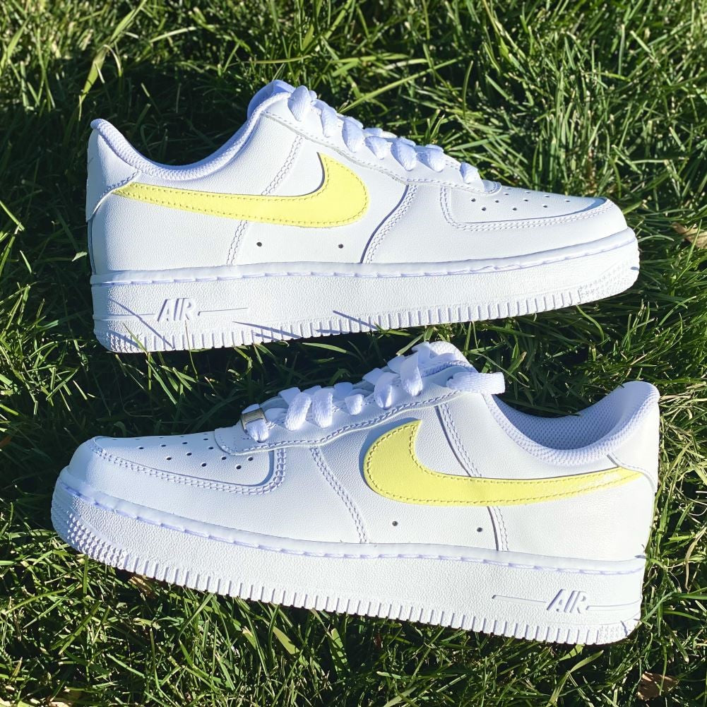 Baby Yellow Custom Sneakers Air Force 1