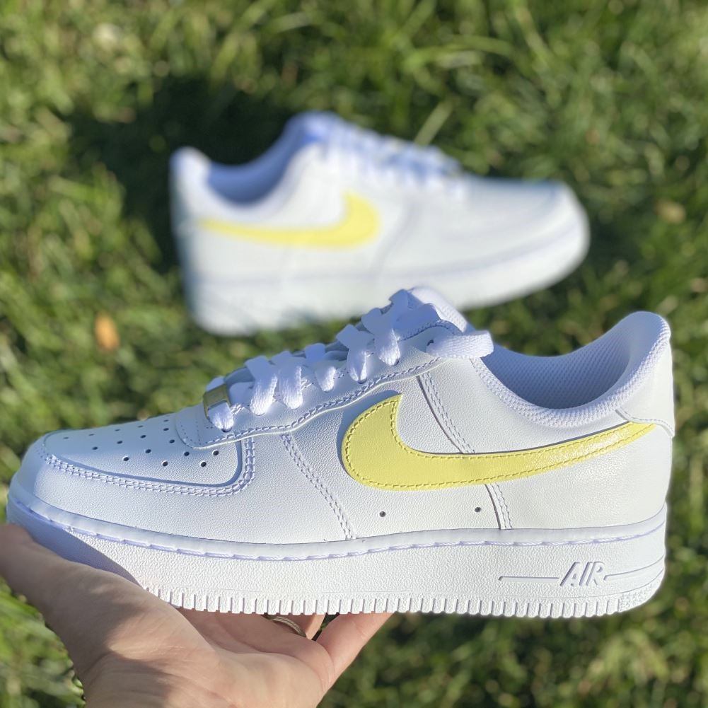 Baby Yellow Custom Sneakers Air Force 1