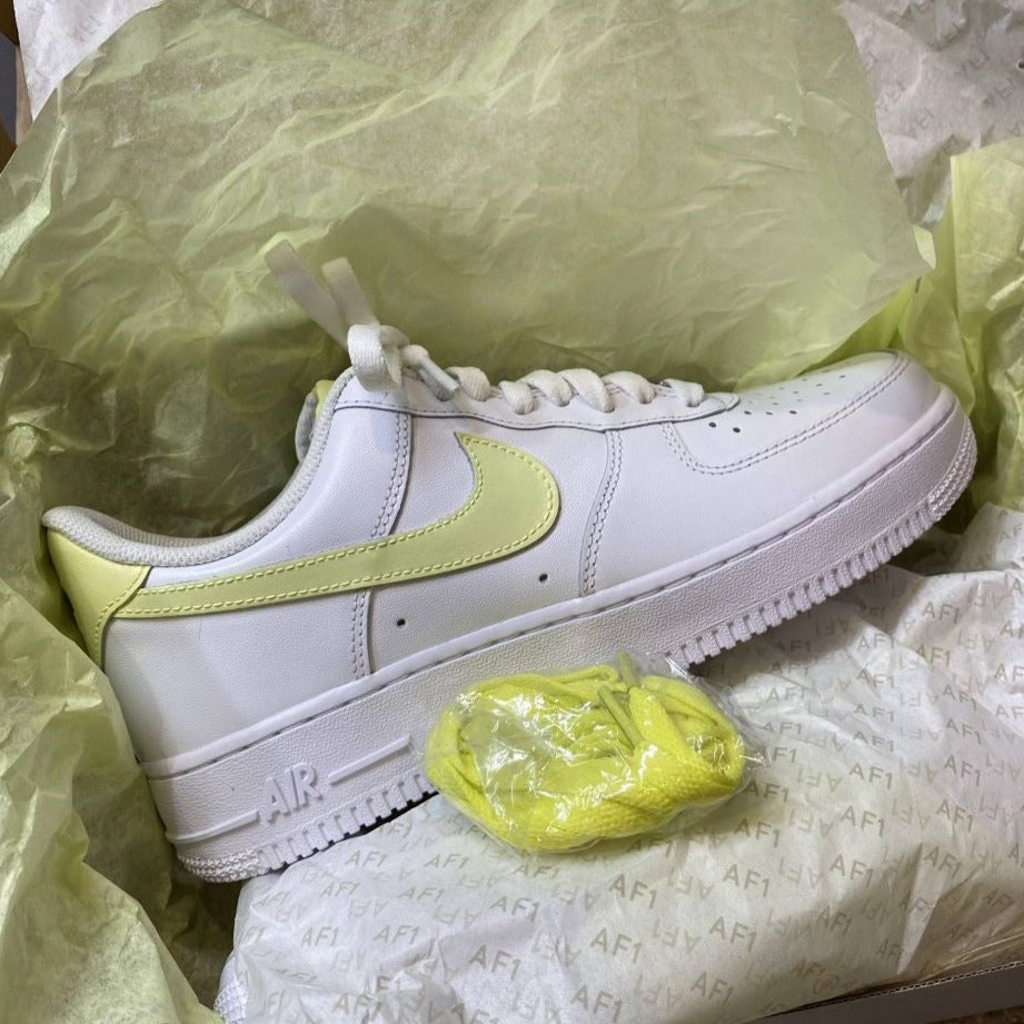 Baby Yellow Custom Sneakers Air Force 1