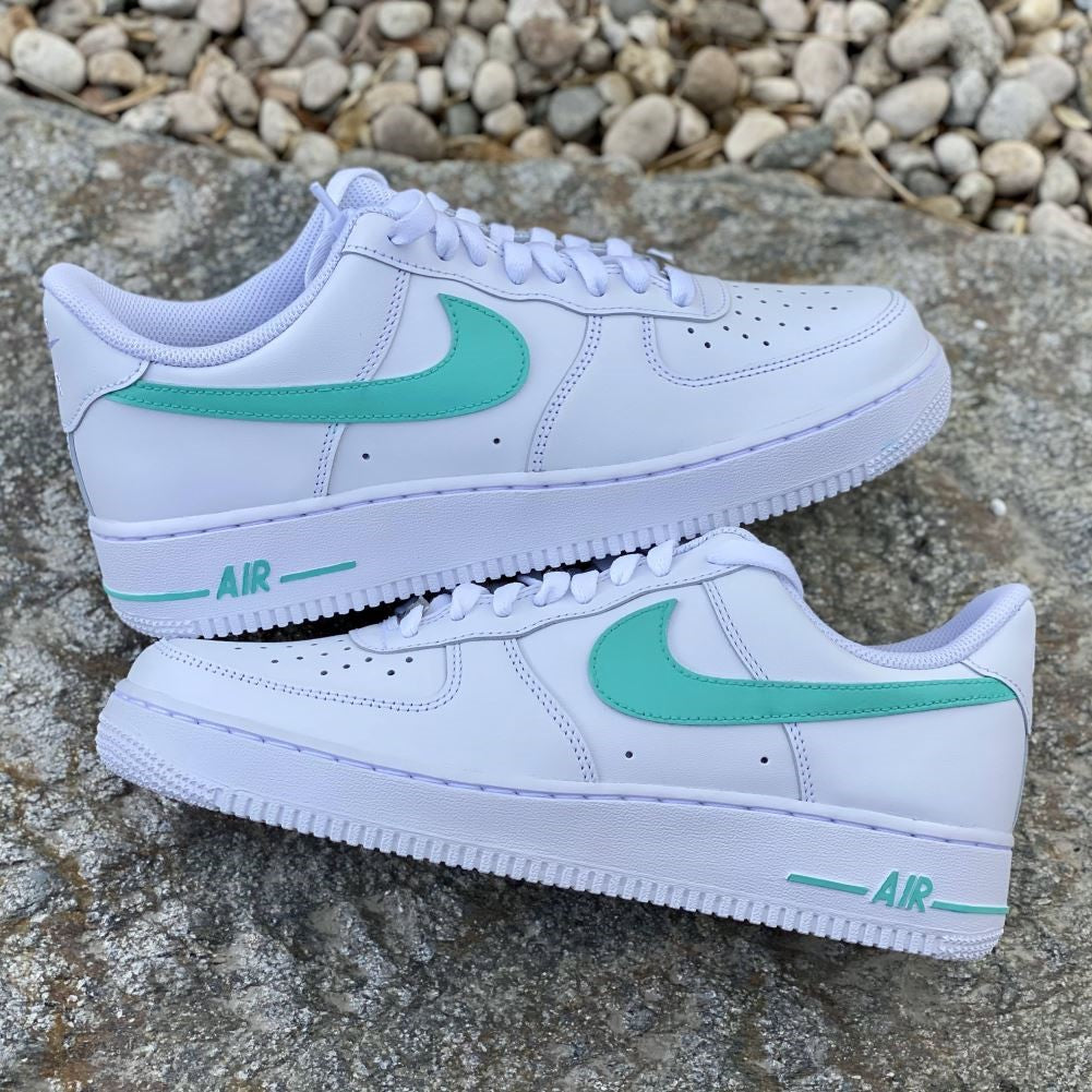 Mint Green Custom Sneakers Air Force 1