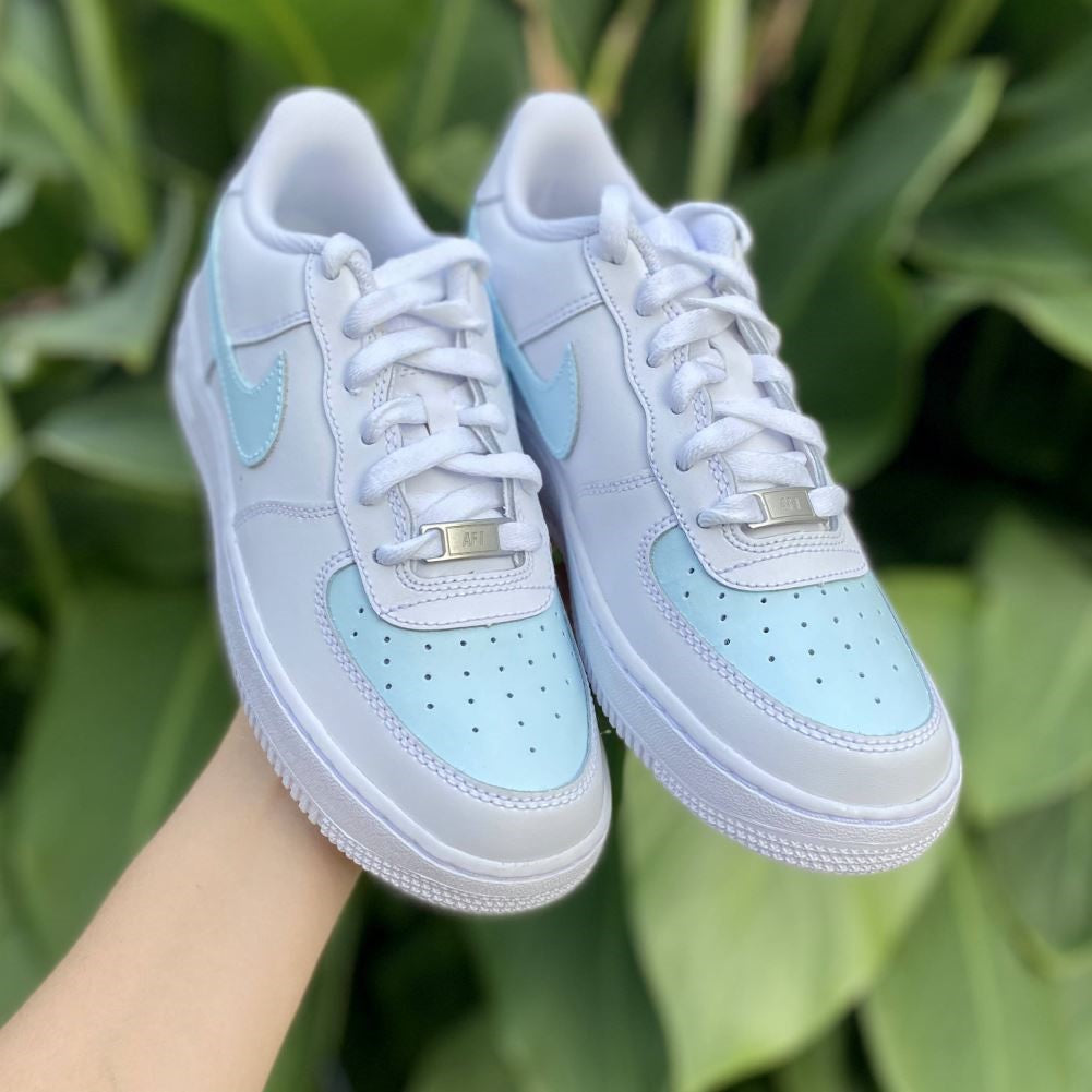 Soft Blue Custom Sneakers Air Force 1