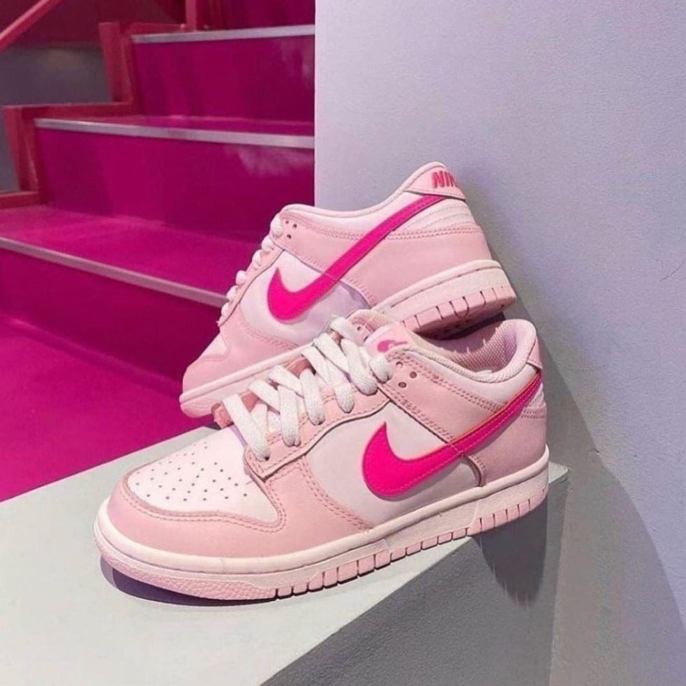 Triple Pink Sneakers Custom Dunk