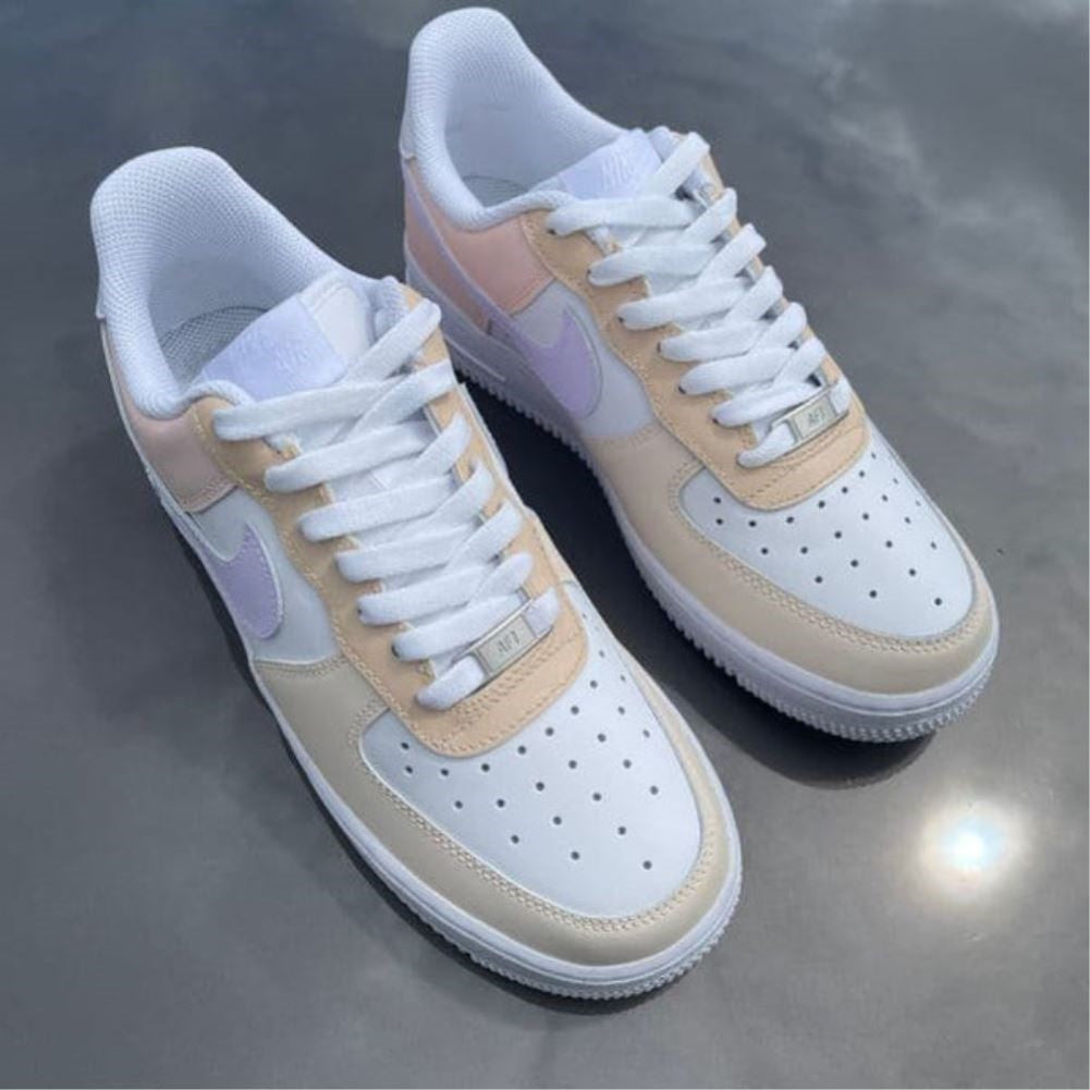 Soft Tricolor Custom Sneakers Air Force 1