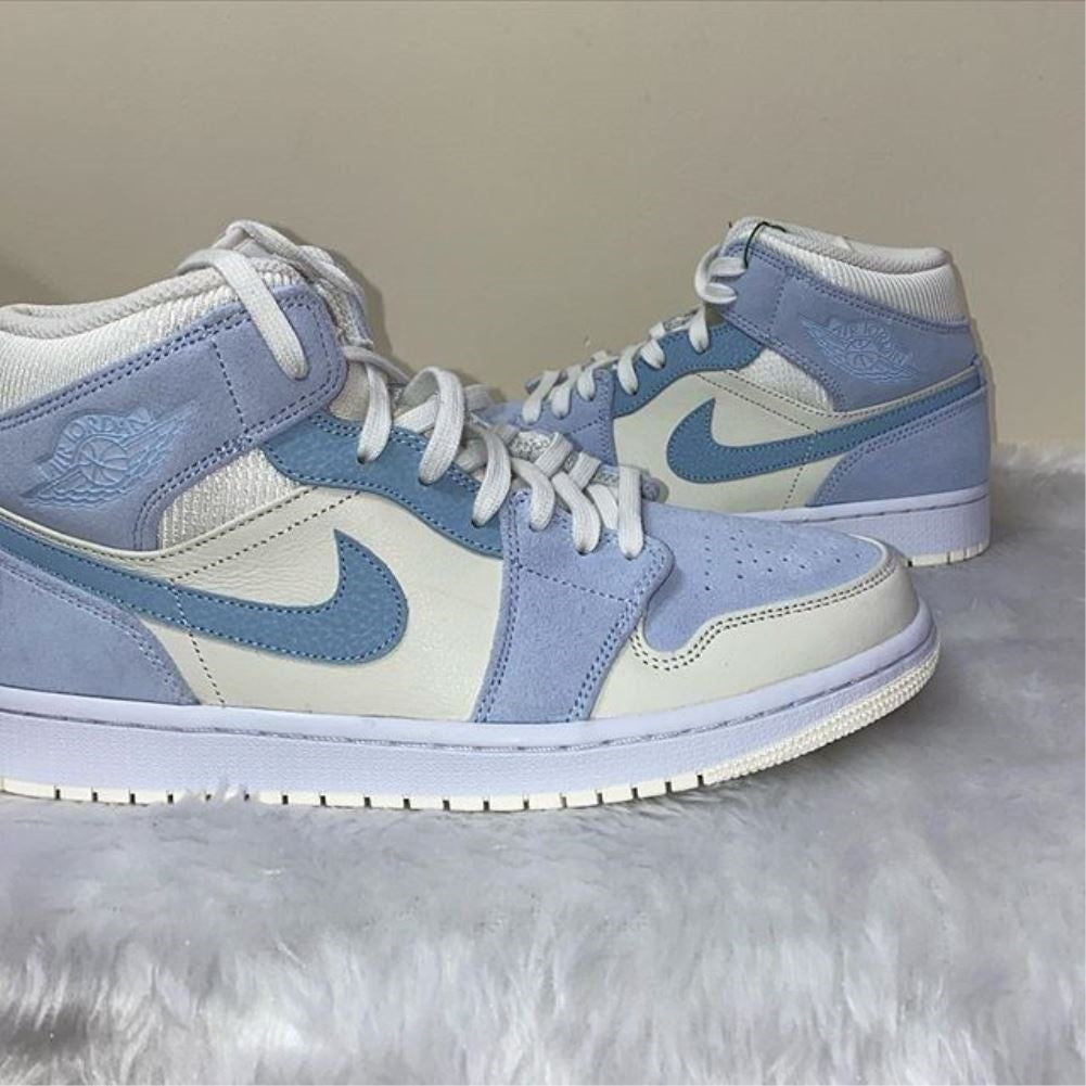 Grey Blue Sneakers Custom Air Jordan 1