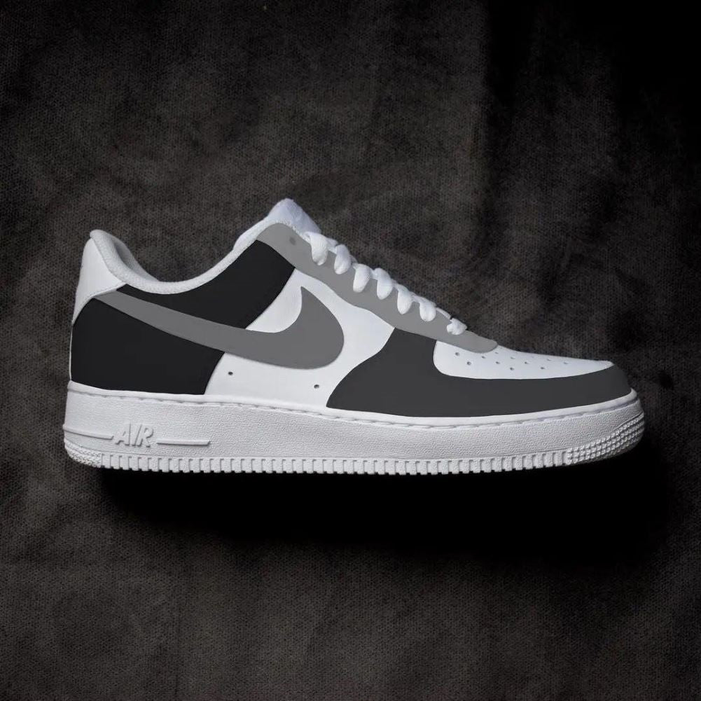 Dark Grey Custom Sneakers Air Force 1