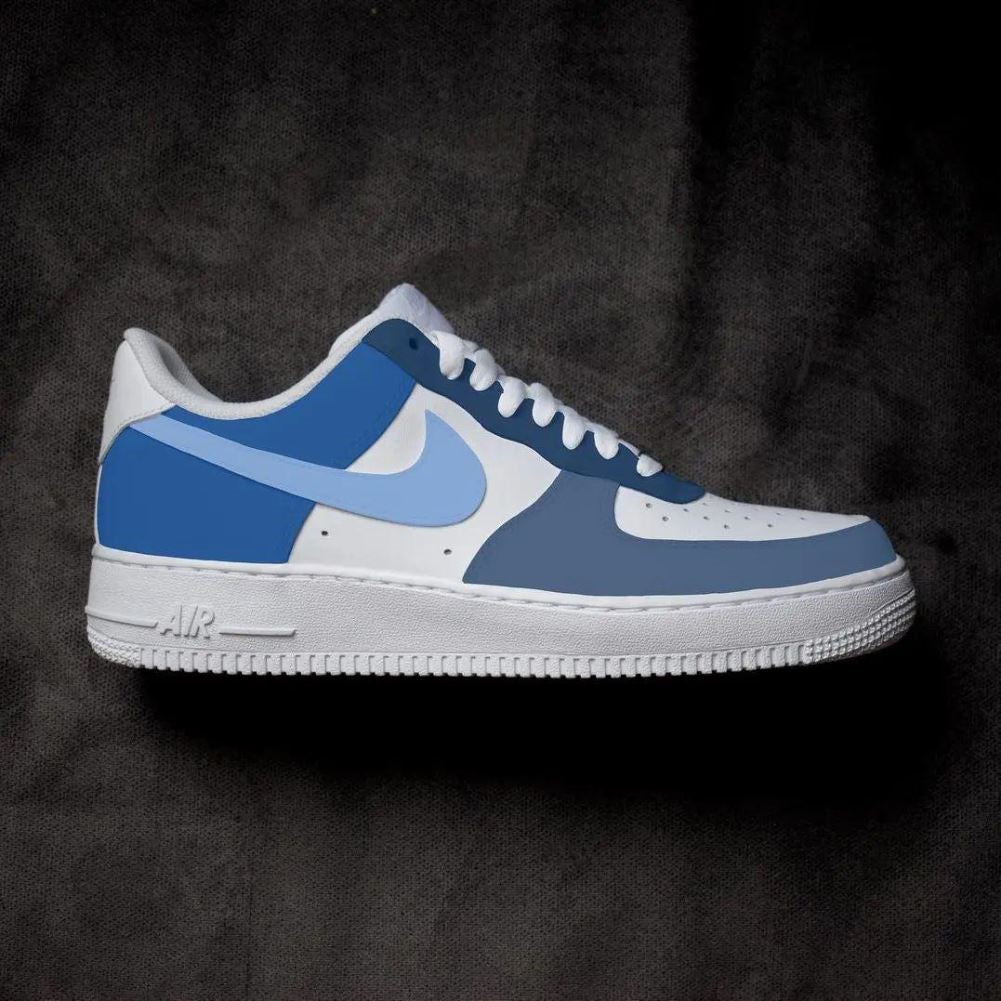 Dark Blue Custom Sneakers Air Force 1