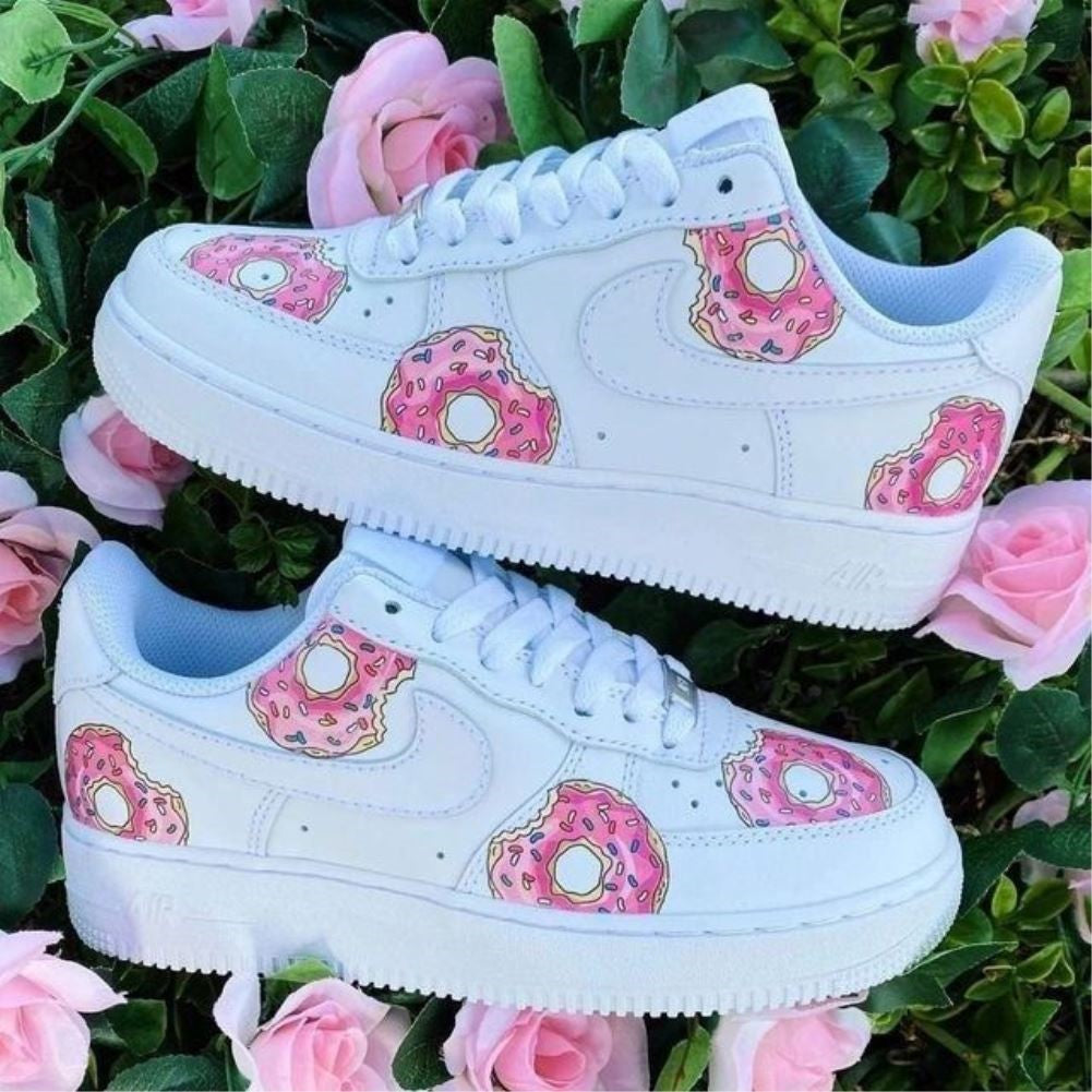 Pink Donut Custom Sneakers Air Force 1