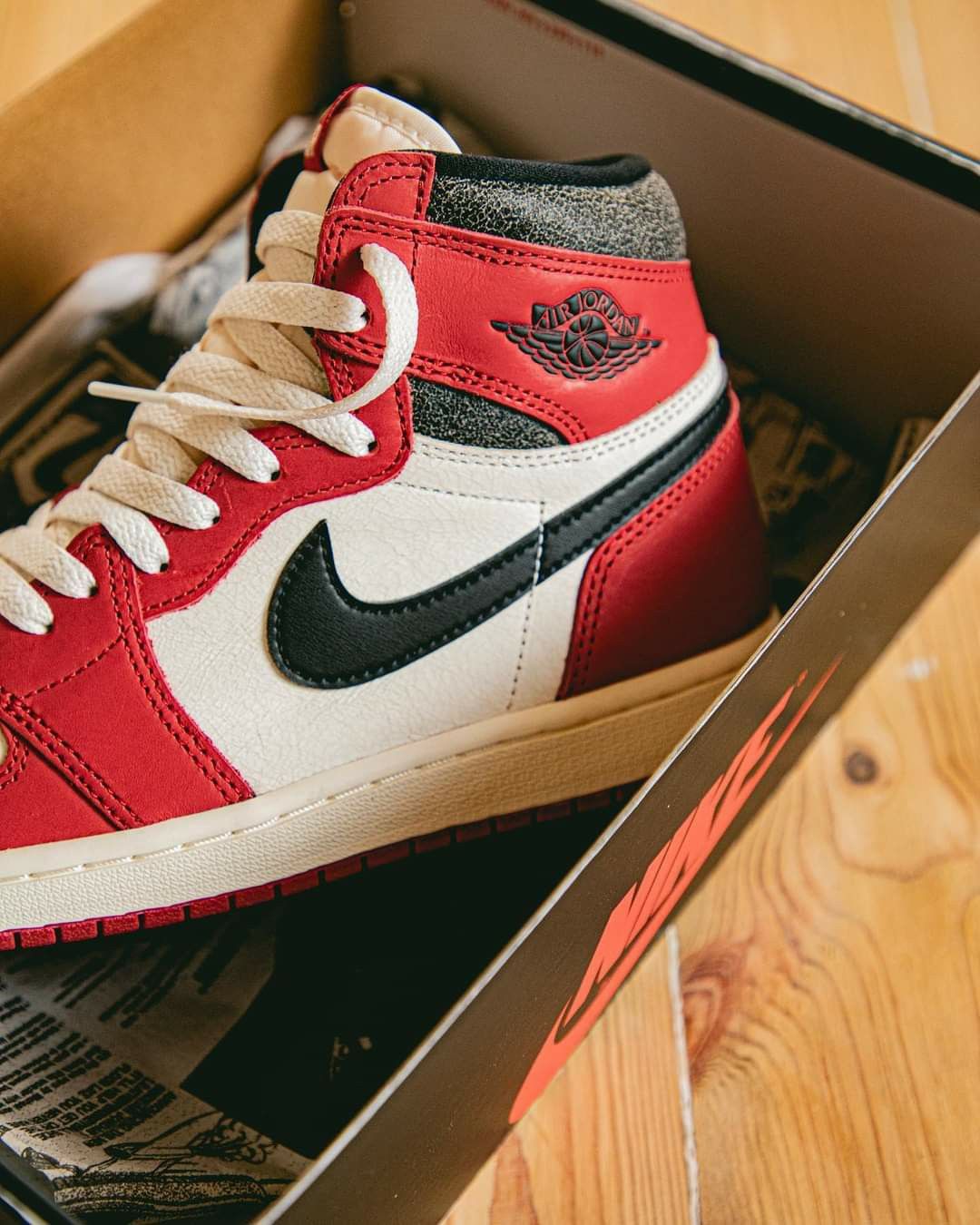 Chicago Red Custom Sneakers Air Jordan 1