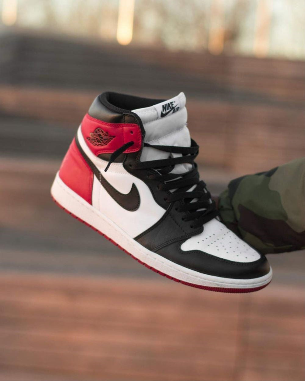 Red Black Sneakers Custom Air Jordan 1