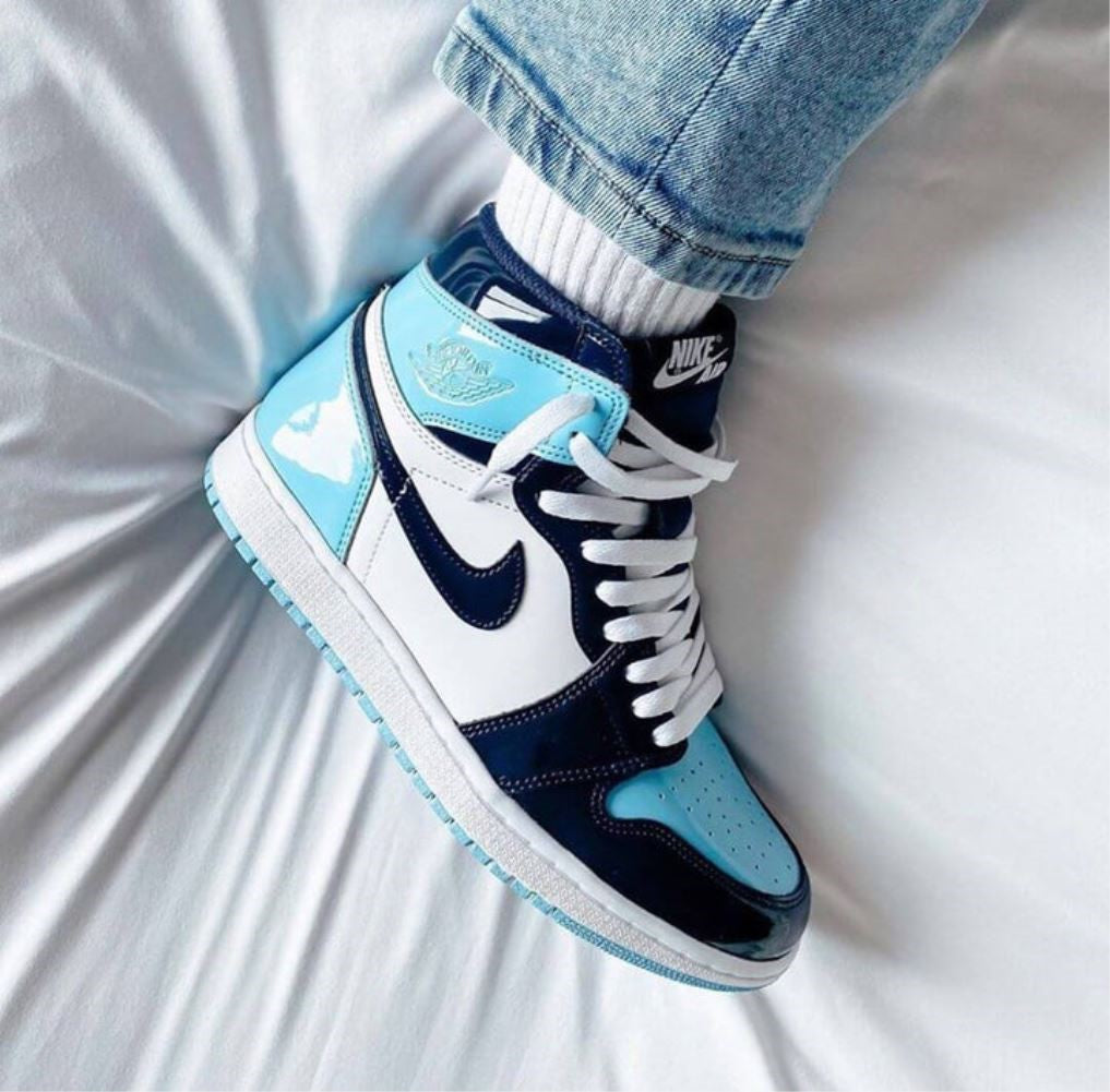 Blue Chill Sneakers Custom Air Jordan 1