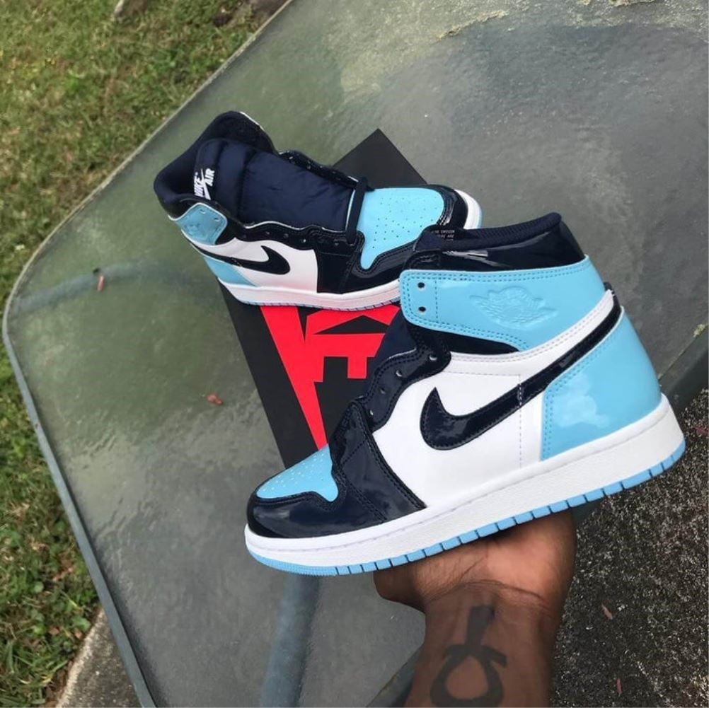 Blue Chill Sneakers Custom Air Jordan 1