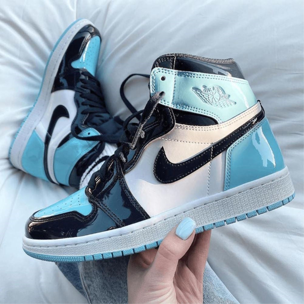 Blue Chill Sneakers Custom Air Jordan 1