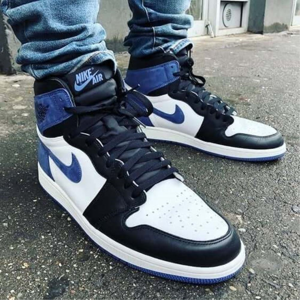 Velvet Blue Sneakers Custom Air Jordan 1