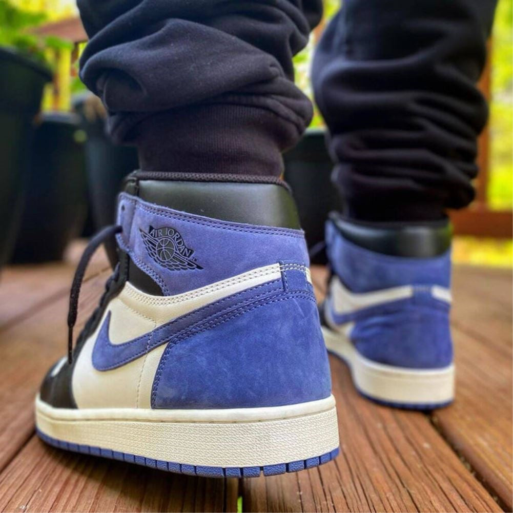 Velvet Blue Sneakers Custom Air Jordan 1