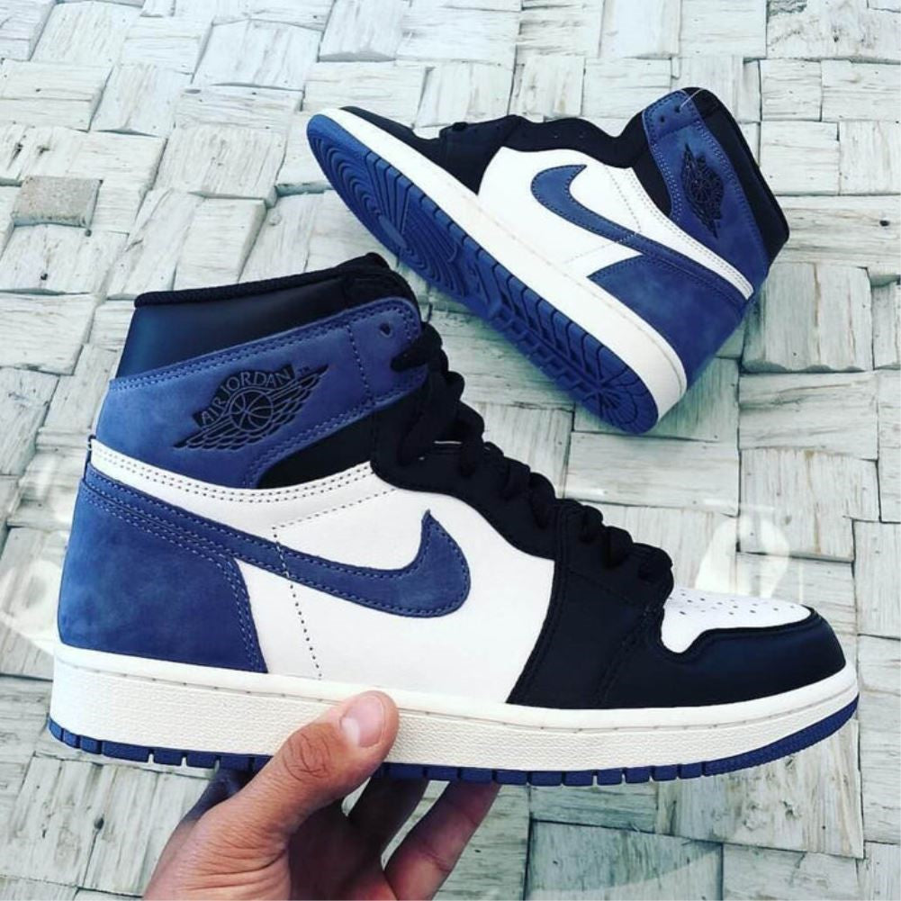 Velvet Blue Sneakers Custom Air Jordan 1