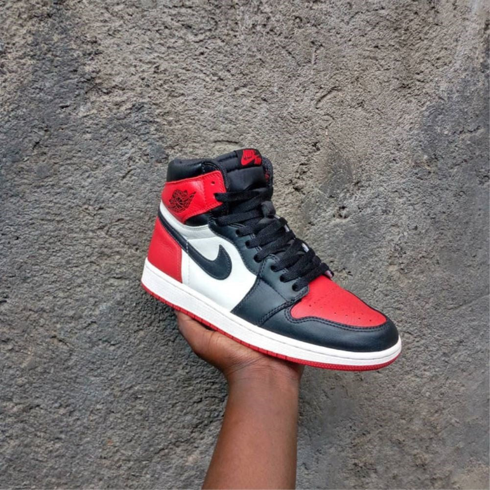 Red Black Sneakers Custom Air Jordan 1