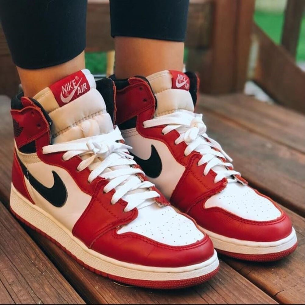 Velvet Red Sneakers Custom Air Jordan 1