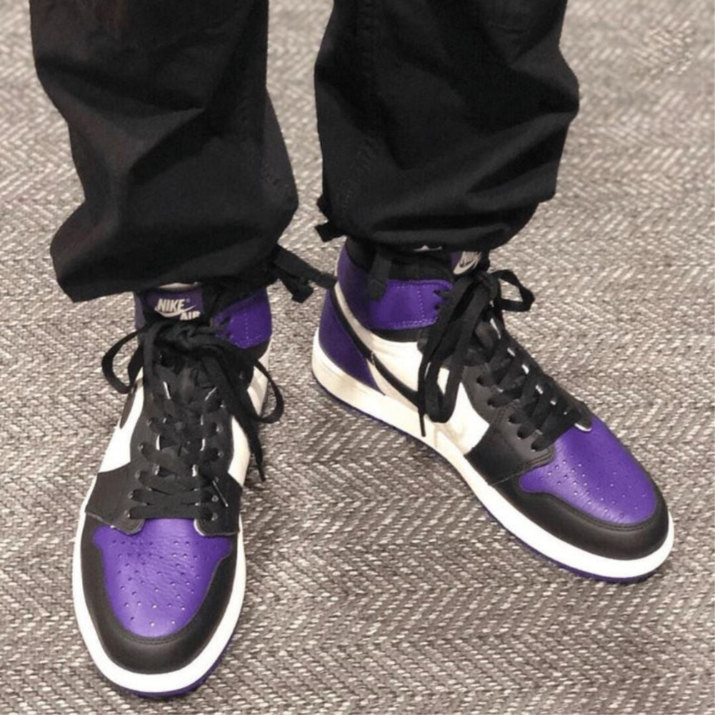 Purple Black Sneakers Custom Air Jordan 1