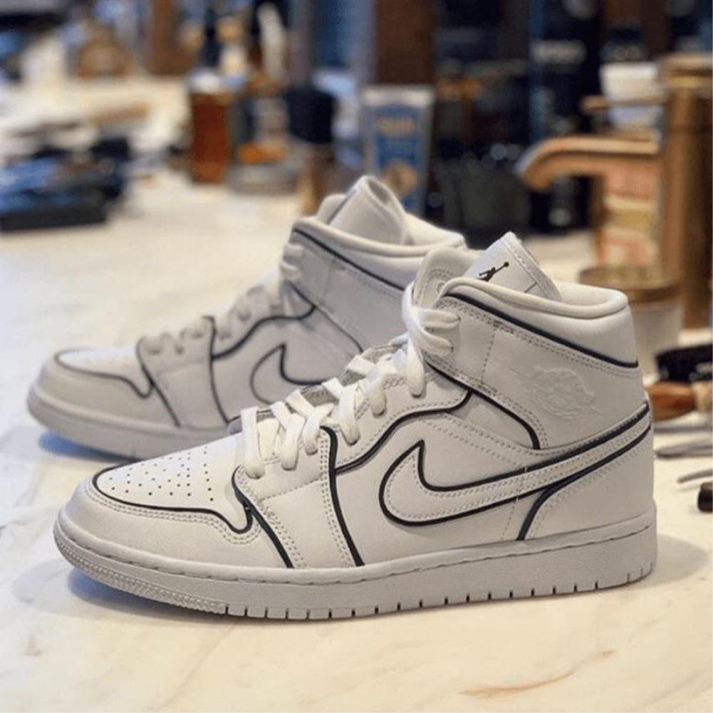 Reflective Lines Sneakers Custom Air Jordan 1