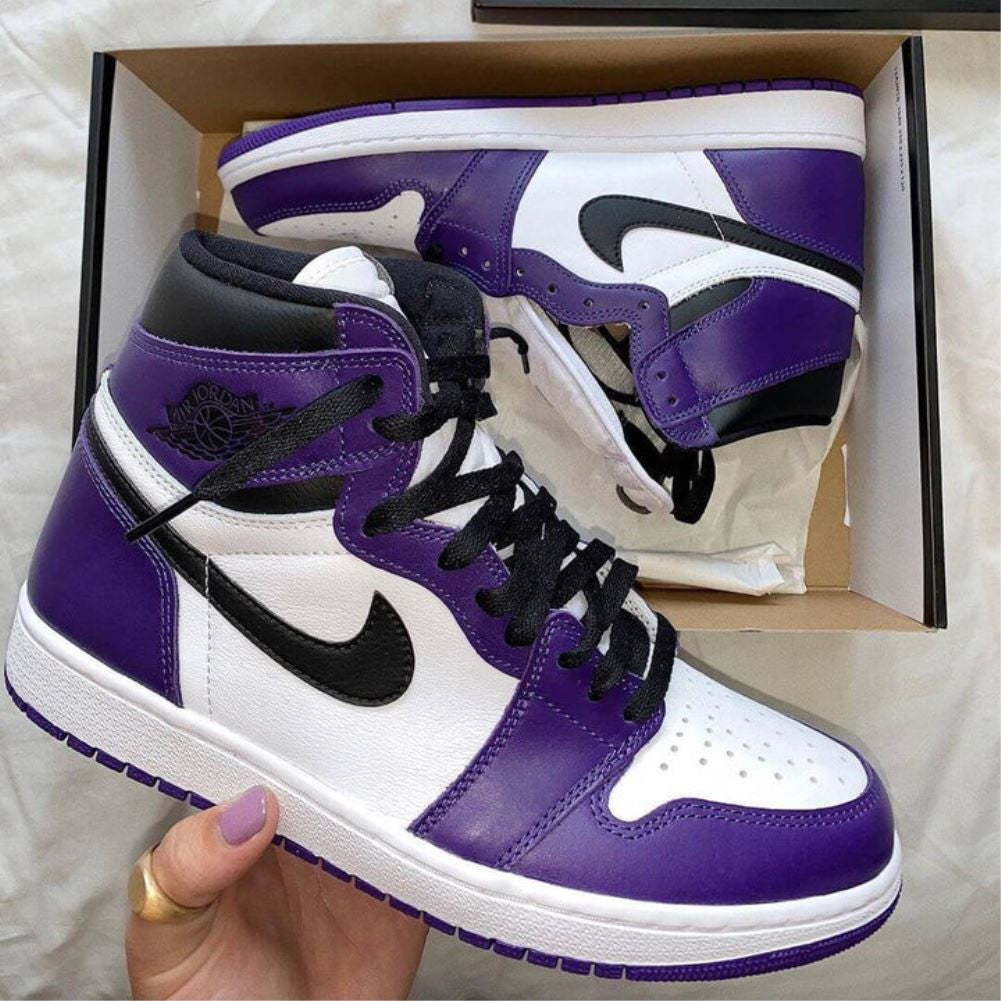 Dark Purple Sneakers Custom Air Jordan 1